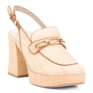 Dolce Vita Sirus Heels Sandstone Woven